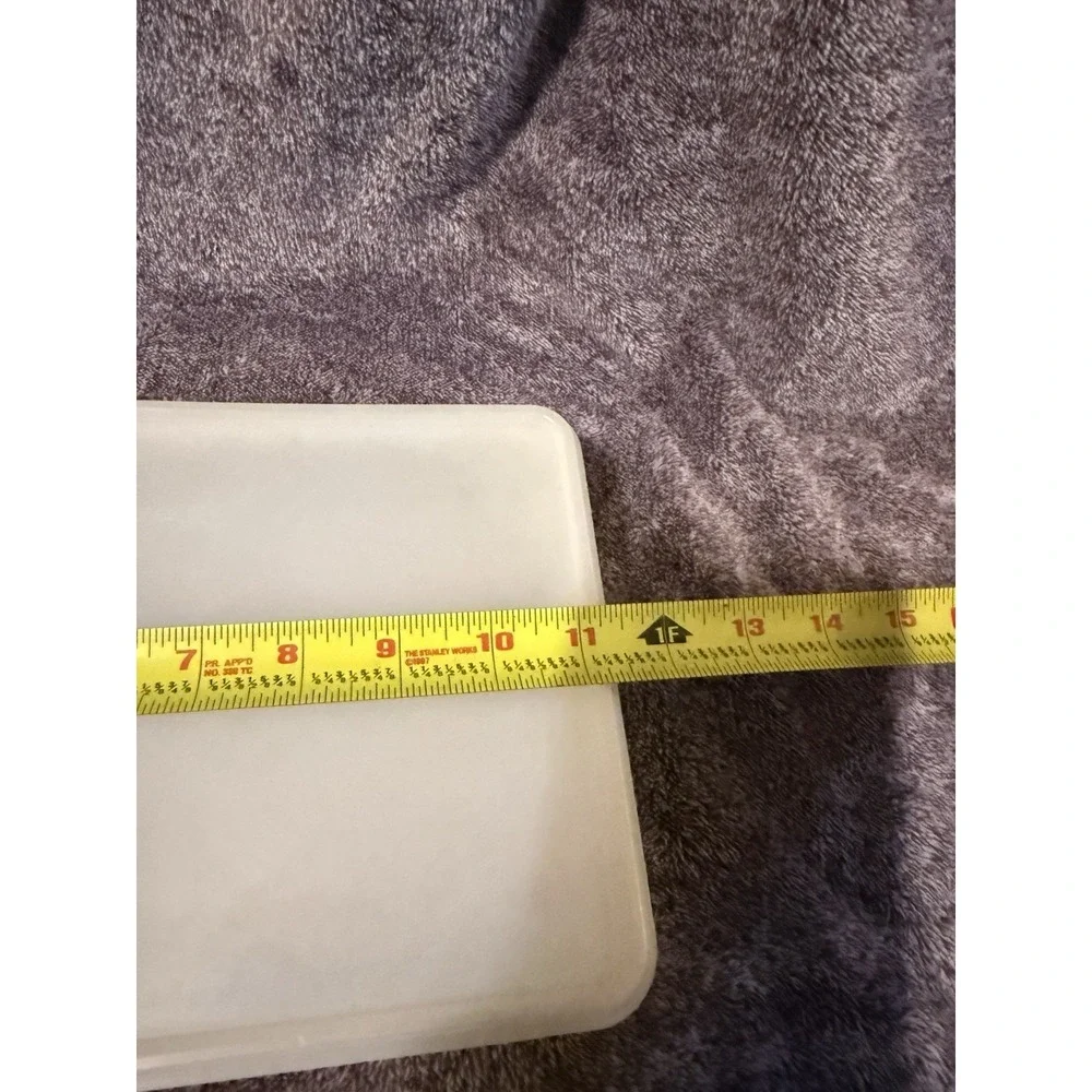Vintage Tupperware 794-2 Bacon Deli Meat Keeper Container White Sheer Lid 795-20